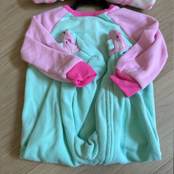 Dinosaur Pajamas 2-pack Size 9mo NWT - Picture 4 of 7